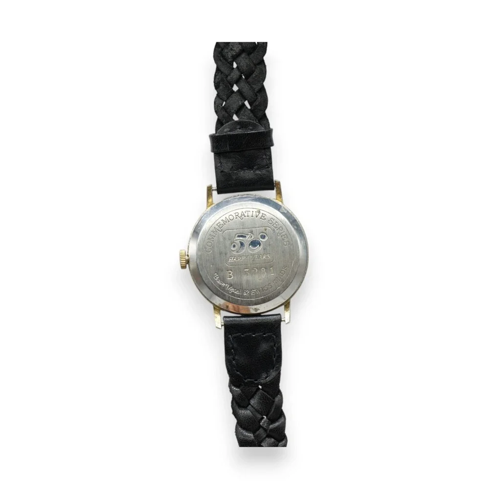 Disney Bradley‎ Mickey Mouse Commerative Series 50 Years Wind Up Watch